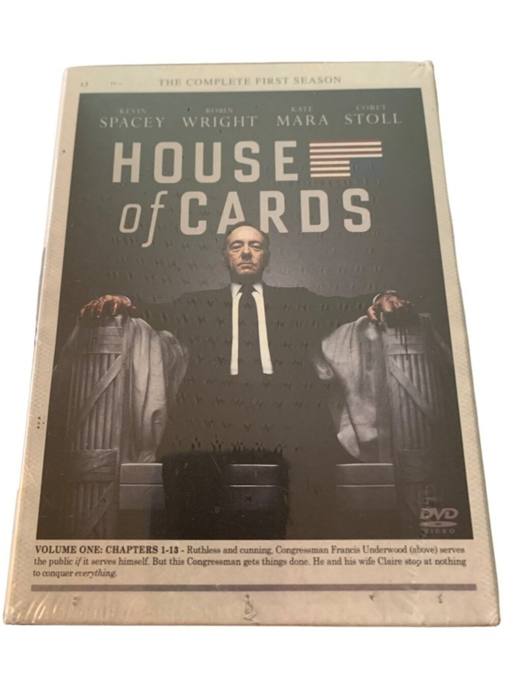 House of Cards Season 1 DVD 4-Disc Kevin Spacey Complete First Season Sealed
